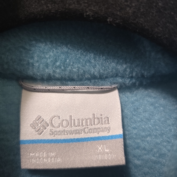 NWT Columbia Kids' Blue Fleece Jacket - Picture 2 of 10